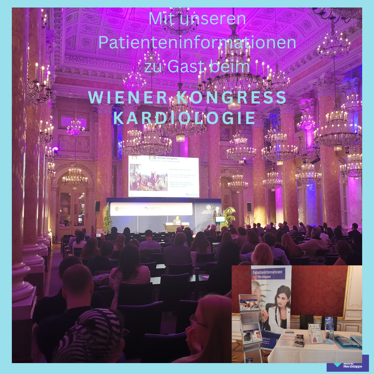Mit unseren Patienteninformationen zu Gast beim Wiener Kongress Kardiologie