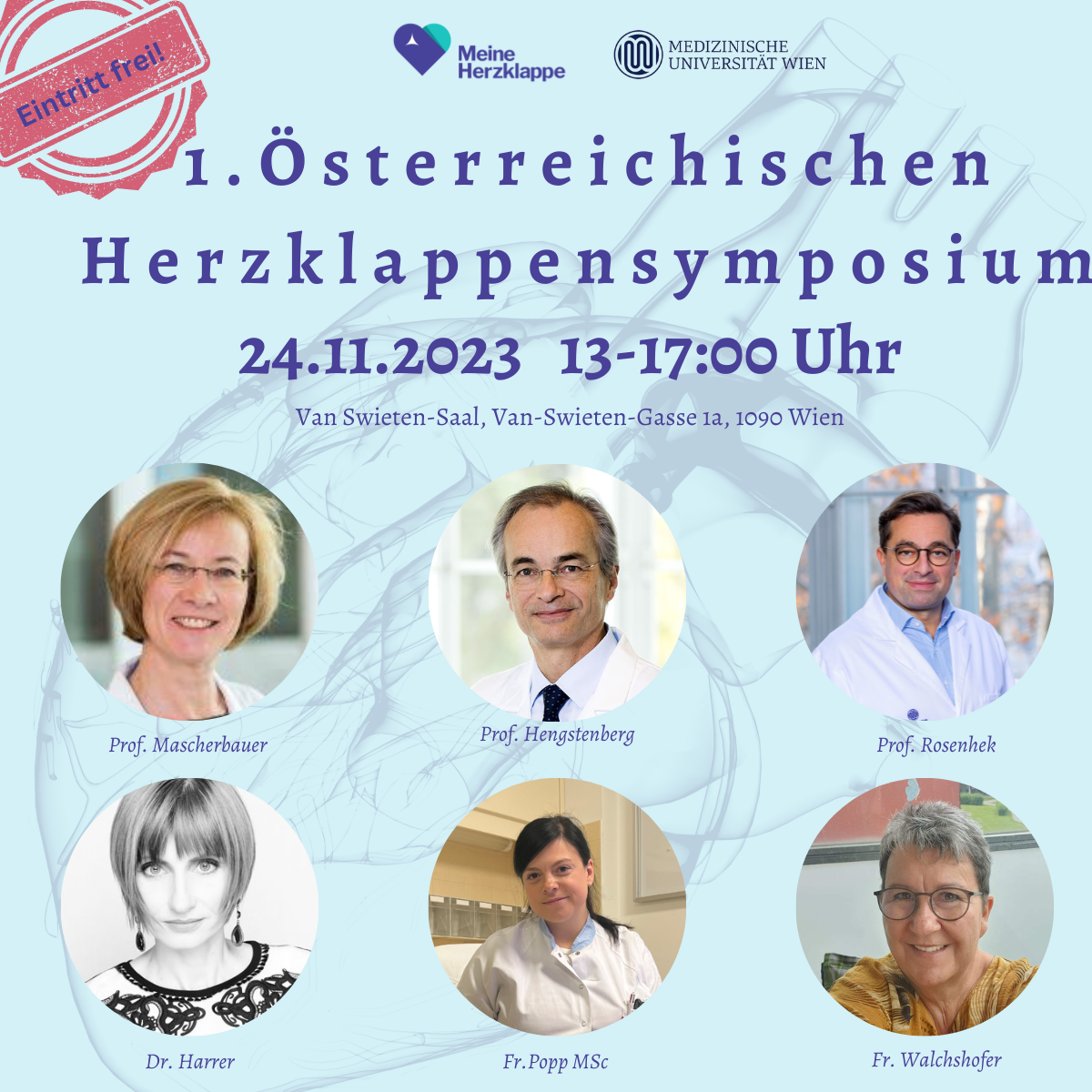 Noch 1 Woche bis zum 1. Österreichischem Herzklappensymposium
